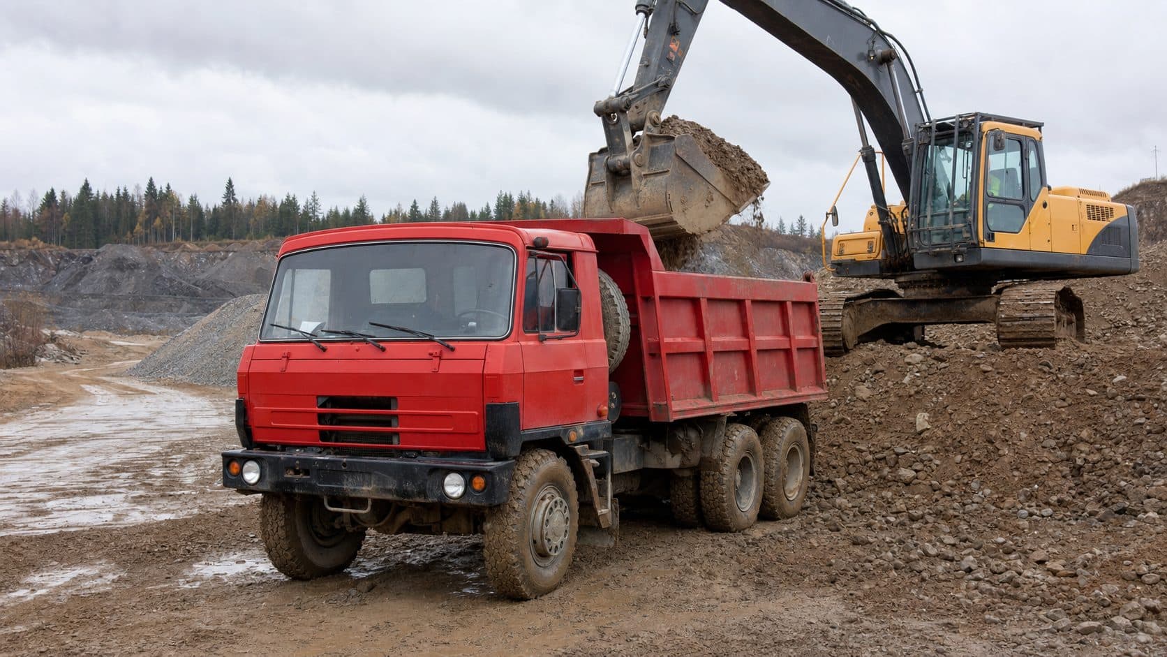 Самосвалы-вездеходы TATRA для сложных объектов
